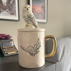 Rae Dunn Harry Potter Hedwig Mug with Lid